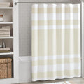Madison Park Shower Curtain Spa Waffle Weave Extra Long Shower Curtain for Bathroom 3M Scotchgard Moisture Management, Spa Quality Modern Shower Curtains for Bathroom, Extra Long: 72"x84" Cream