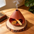 MOUGIGI Terracotta Zongzi Palo Santo Holder–Elegant Sage Cone Incense Dish for Zen Meditation Altar, Energy Cleansing&Yoga Spa–Perfect for Mindfulness, Aromatherapy, Stress Relief&Spiritual Decor Gift