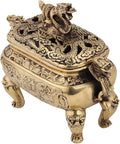 Charcoal Incense 1Pc Incense Holder Antique Bronze Copper Chinese Dragon Incense for Home Decoration