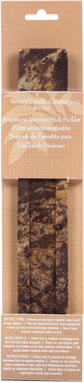 Hosley 10.5-Inch Hand-Carved Stone Incense Stick Holder – Long Ash Catcher for Serenity, Relaxation, and Meditation – Decorative Incense Burner for Home or Yoga Spaces
