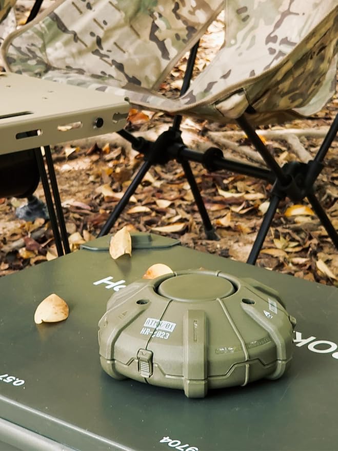 Mosquito Coil Holder - Incense Burner Holder,Mosquito Coil Burner Outdoor Gear & CS Game Tactical Accessories, Durable & Portable Outdoor Incense Holder（GN）