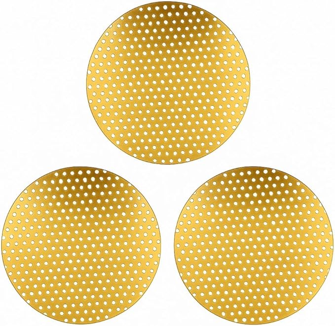 2 inch Diameter 3 Set Gold Sieve for Incense Burner