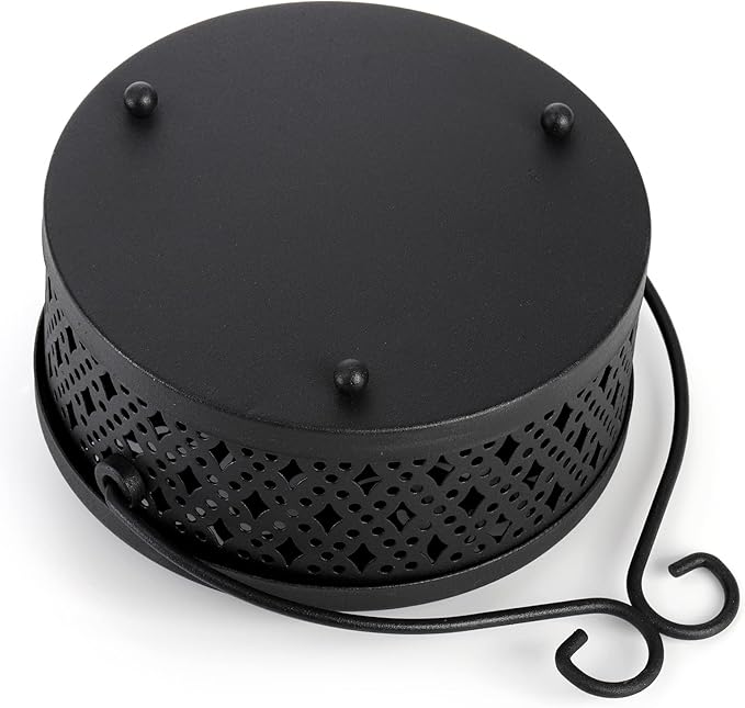 Kingrol 2 Pack Mosquito Coil Holders with Handles, Retro Portable Mosquito Incense Burners for Indoor Outdoor