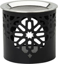 Frankincense Incense Burner with Tealight – Durable Black Iron, Height 2.36 Inches – HANDCRAFTET Aromatic Censer for Safe Burning and Elegant Home Décor