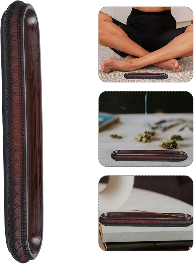 BESPORTBLE Incense Stick Holder and Burner Base Vintage Style Resin Desktop Censer Decor for Home Fragrance and Meditation Use