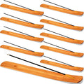 Handmade Wooden Incense Stick Holder Wood Incense Burner Ash Holder Trays for Sticks Home Utilities Accessories and Buddha Hall(24 Pieces)