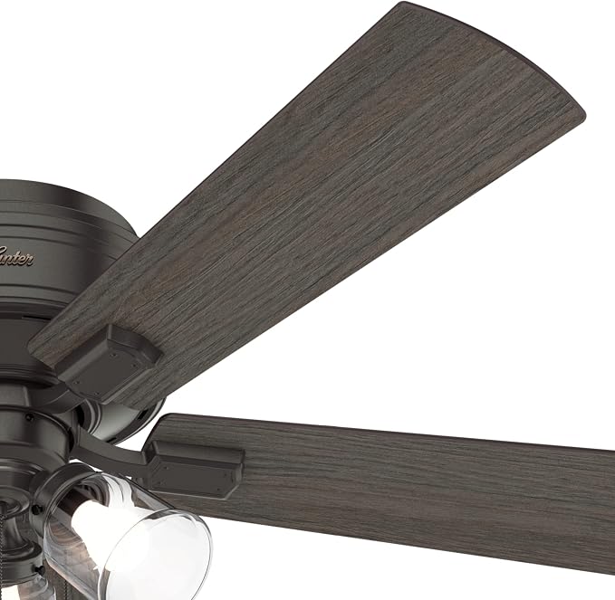 Hunter Crestfield, Indoor, Ceiling Fan, Quiet, 52 inch, Noble Bronze