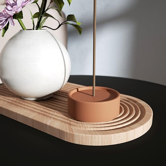 Cement Incense Holder Mold Geometric Silicone Concrete Incense Insert Decorative Mould (SH0893)