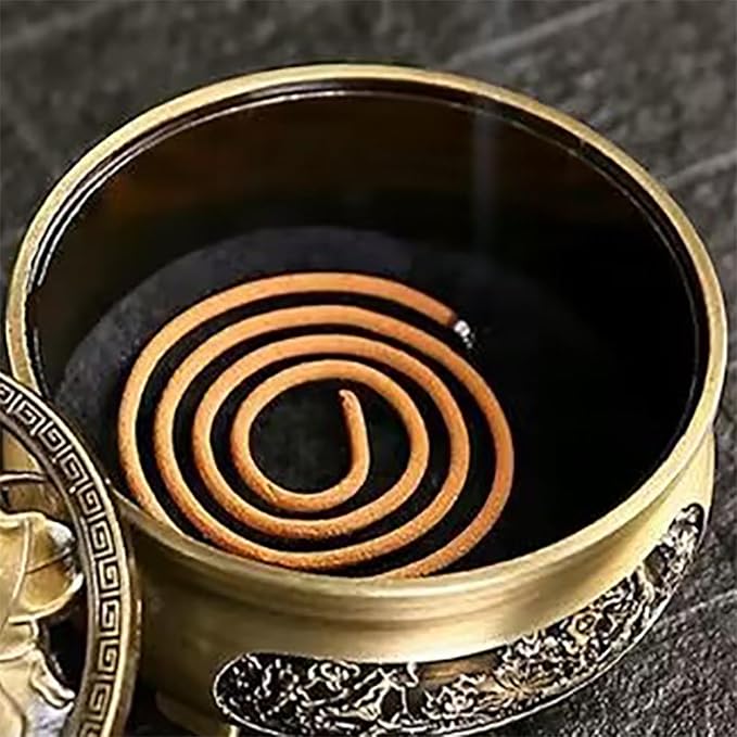 Incense Burner, Incense Holder, Incenses Cones Burner, Incenses Burners with Lid, Cone Bowl Burners Ash Catcher Tray Bowl for Cones Coils