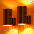 L LOHAS LED Night Light, Amber Nightlight,Dimmable Night Light,Light Sensor | Yellow Nightlight, 0-100LM, Sleep Light for Kids, Soft & Warm Light for Bedroom, Bathroom, 2 Pack