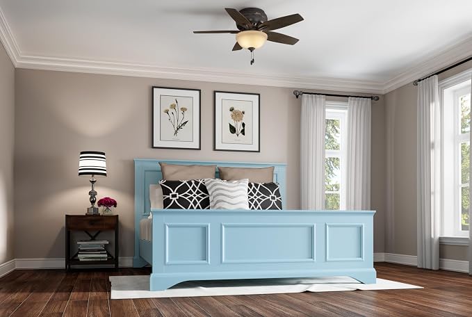 Hunter Newsome, Indoor, Ceiling Fan, Pull Chain, 42 inch, Premier Bronze