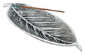 Triloka Large Recycled Aluminum Leaf Incense Holder