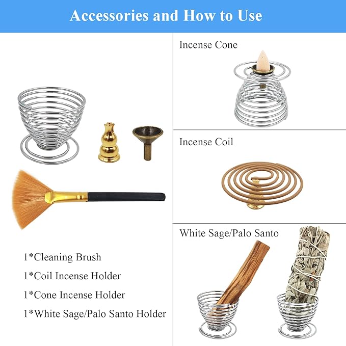 SLKIJDHFB Incense Stick Holder Palo Santo Holder, Sage Holder, Handmade Incense Burner Home Decor for Meditation Yoga Pink