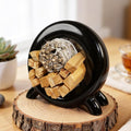 MOUGIGI Ceramic Palo Santo Holder Incense Burner for Palo Santo & Sage Sticks, Energy Cleansing, Yoga, Meditation, Zen, Altar Decor & Aromatherapy - 5.5" L x 1.93" W x 5.3" H