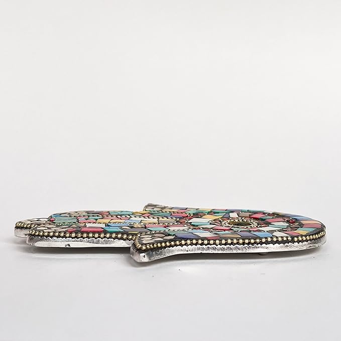 Multicolor - Hamsa Hand Incense Holder - Mosaic Stones