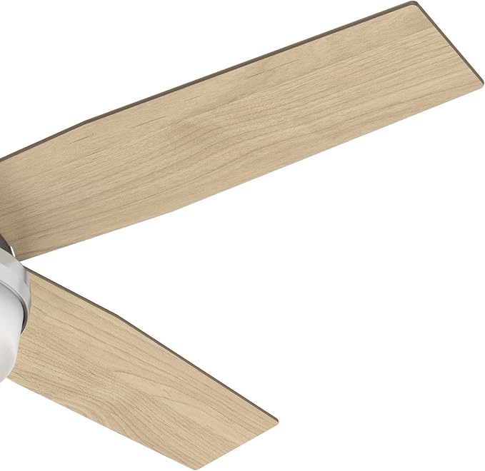 Hunter Dempsey, Indoor, Ceiling Fan, Modern, 52 inch, Brushed Nickel