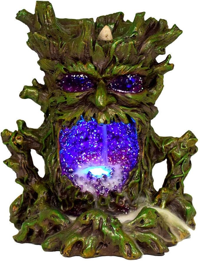 Fantasy Gifts 2930 Tree Man Incense Backflow Burner, 6 X 5 inches, LED Multicolor