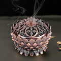 Horoper Lotus Incense Burner, Lotus Cone Vintage Incenses Burner Holder, Lotus Flower Shaped Incense Cone Holder, Lotus Incense Holder for Stick and Cone Incense