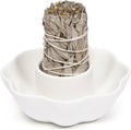 Petal Sage Holder, Sage Holder for Burning, Sage Burner, Smudge Bowl, Sage Buring Bowl, Incense and Candlestick Holder, Smudge Sticks Lotus Tea Light Holder Burner