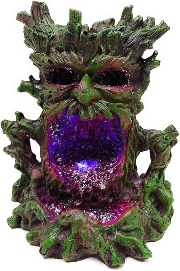 Fantasy Gifts 2930 Tree Man Incense Backflow Burner, 6 X 5 inches, LED Multicolor