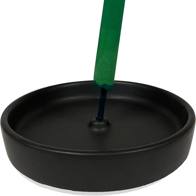 W4W Mosquito Stick Holder – Ceramic Holder for Incense & Mosquito Sticks – for Outdoor & Indoor use, Pool Side, Patio, Deck, Camping, Hiking, etc...