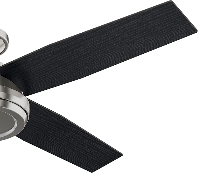 Hunter Dempsey, Indoor, Ceiling Fan, No Light, 52 inch, Brushed Nickel