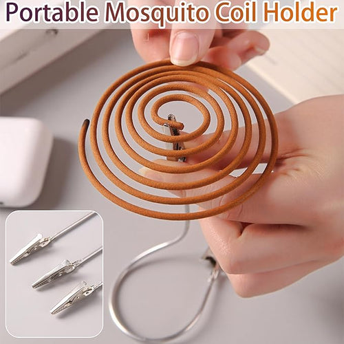 10 Pieces Portable Mosquito Coil Holder lexible Metal Hose Stand Height-Adjustable,Mosquito Coil & Incense Holder for Outdoor use Pool Side Patio Deck Camping and Hiking
