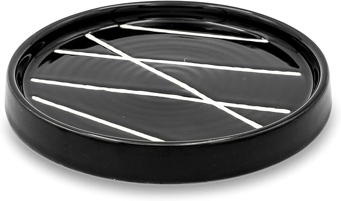 Bursera Onyx Ceramic Plate, Tree Planted with Every Order, Smudging Tray for Palo Santo, White Sage, Incense Burner and Jewelry Dish, Decorative Plate