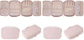 BAGSMART Jewelry Organizer Case Large Travel Jewelry Storage Bag for Necklace, Earrings, Rings, Bracelet, Soft Pink (Pack of 2)