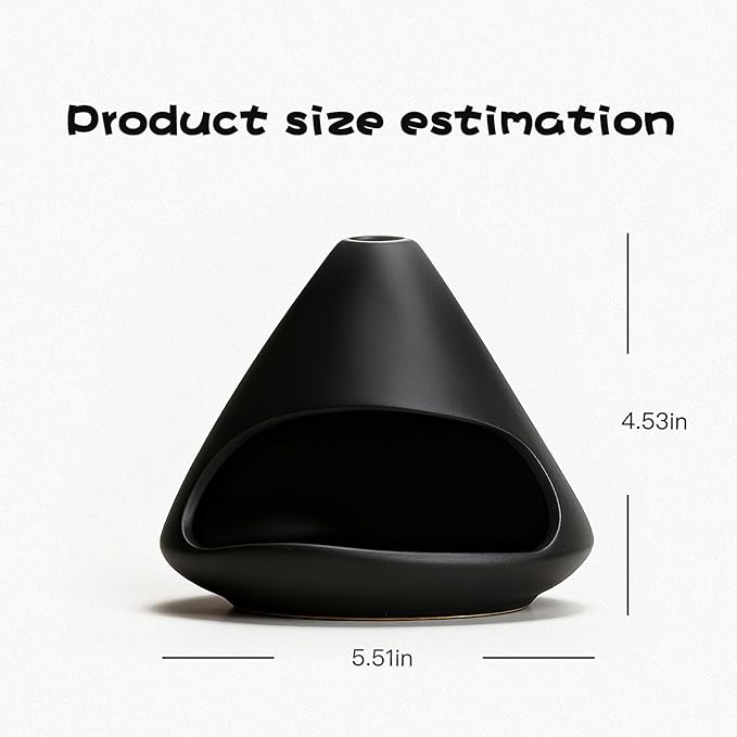 Palo Santo Holder,Incense Holder, Ceramic Incense Burner for Palo Santo Sticks, Mountain - Shaped Aromatherapy Decor,Aromatherapy Enthusiasts, Meditation Masters
