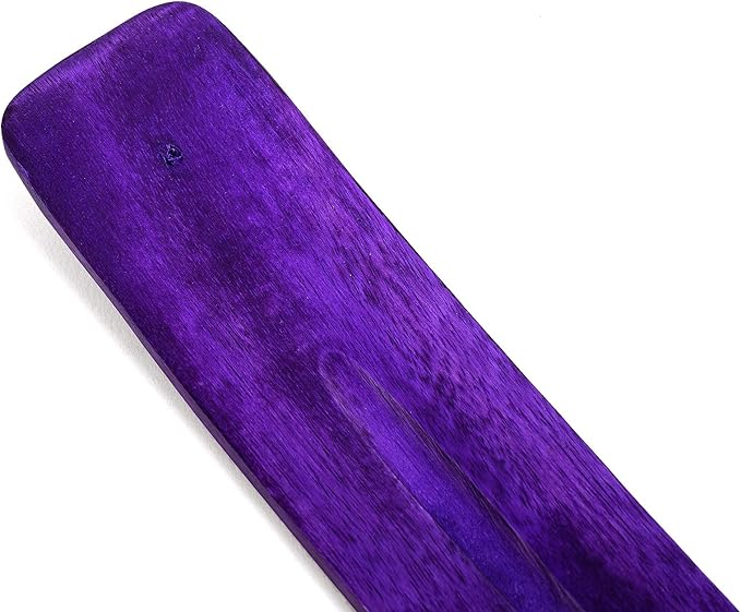 Incense Garden Wooden Incense Holder for Sticks Hand Painted 10 inches Long Assorted Colors