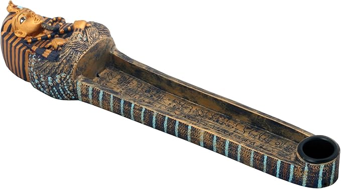Tut Coffin Incense Holder Collectible Egyptian Aroma Scent Burner