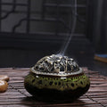 Ceramic Home Decoration Incense Sticks or Cones Burner Porcelain Incense Holder