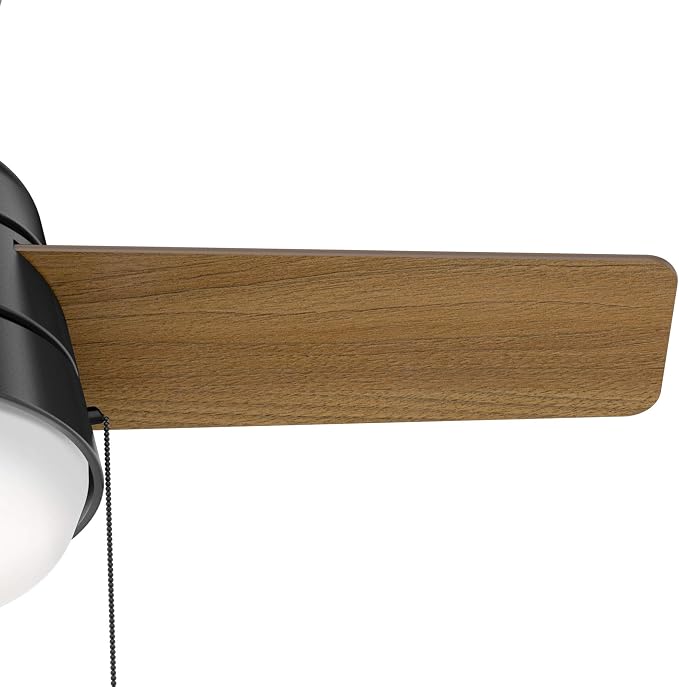 Hunter Aker, Indoor, Ceiling Fan, Modern, Small, 36 inch, Matte Black