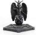 Veronese Design 4 1/2 Inch Baphomet Pentagram Incense Stick Burner Resin Sculpture