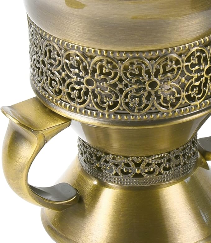Frankincense Resin Incense Burner, Incense Censer, Bakhoor Burner, Charcoal Incense Burner, Incense Burner with Handle Tongs for Yoga, Spa Aromatherapy