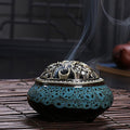 Ceramic Home Decoration Incense Sticks or Cones Burner Porcelain Incense Holder