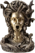 Pacific Giftware Medusa Backflow Burner, Greek Mythology Famous Monster Medusa, Waterfall Incense Burner