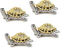 Incense Holder, 4 Pcs Mini Turtle Incense Burner Holder for Joss Stick, Home Office Decoration