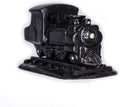 Incienso de Santa Fe – Black Steam Engine Natural Wood Incense Burner, Includes 20 Piñon Incense Bricks - Made in The USA