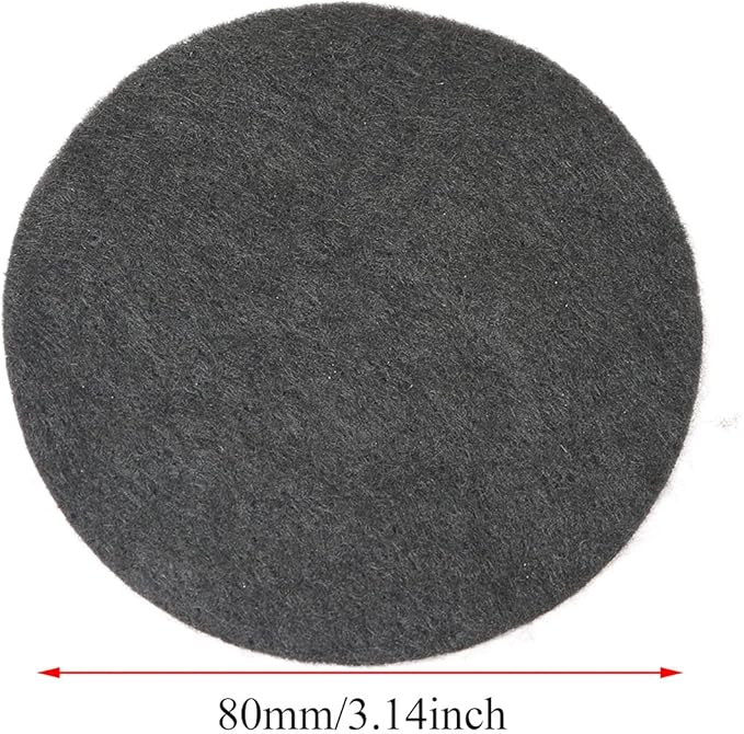 5pcs Incense Burner 80mm Ash Catcher Pad Fireproof Mat High Temperature Cotton Pad Fire Cotton Incense Burner Accessories Fit for Incense Sticks Coils