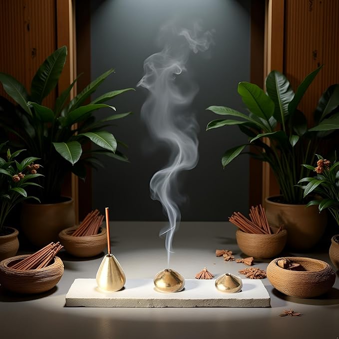 3Pcs Brass Incense Holder,Water Drop Shape Incense Stick Holder for Indoor Outdoor,Portable Sandalwood Coil Base,Metal Brass Incense Base(S),Incense Holders,Home Fragrance