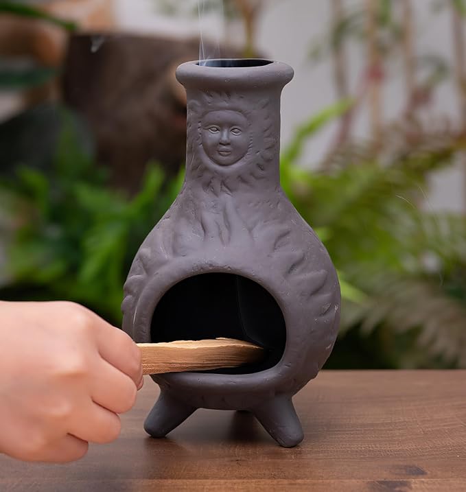 MOUGIGI Handmade Palo Santo Holder & Incense Cone Burner-Elegant Sage Smudging Accessory with Capacity for Spiritual Rituals & Energy Cleansing-Thoughtful Gifts for Meditation, Yoga, Aromatherapy