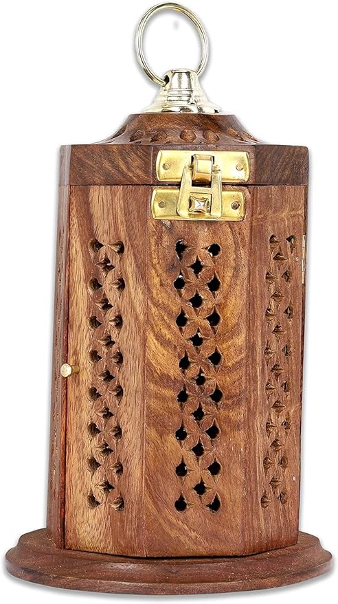 Yajna Traditional-Handmade Incense-Stick-and-Cones-Holder Incense-Burner-ash-Catcher-Stand (Letter Box)