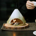 Handmade Ceramic Palo Santo Holder – Suitable for Burning Sage & Palo Santo - Mini Chimenea-Style Burner, an Incense Burner for Spiritual Meditation, Yoga or Home Decoration