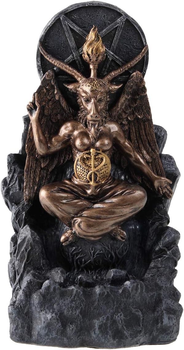 Nemesis Now Baphomet Backflow Incense Burner 24cm Bronze