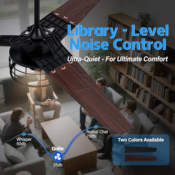 Chandelier Ceiling Fans With Lights And Remote,60 Inch Caged Ceiling Fan With Light,App 3 Blades E26 Fandelier Ceiling Fans With Lights,Crystal Ceiling Fan For Bedroom,Living Room. (Black)
