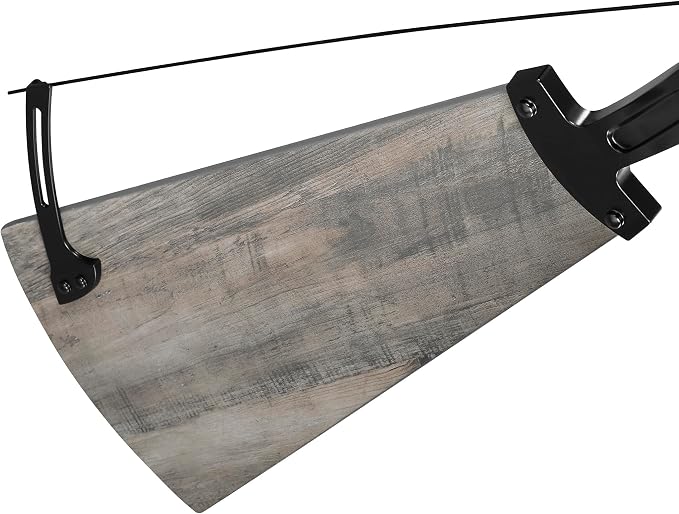 Progress Lighting Springer Collection DC Motor Farmhouse Windmill Ceiling Fan, Matte Black, 12-Blade (60" W x 17-3/8" H) P250000-31M