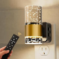L LOHAS LED Night Light Dimmable Night Lights Plug into Wall Remote Control | RGB Color Changing, Dusk to Dawn Sensor, Acrylic Bubble Nightlight for Bathroom
