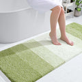 OLANLY Large Bathroom Rugs Mat 54x24, Extra Soft Absorbent Microfiber Bath Rugs, Rubber Backing, Quick Dry, Washable Bath Mats for Bathroom, Tub and Shower, Home Decor Accessories, Mustard Yellow